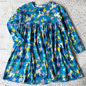 Girl’s Size 8 Long Sleeve Dress Cotton Blend Nordstrom Christina Martinez Kids